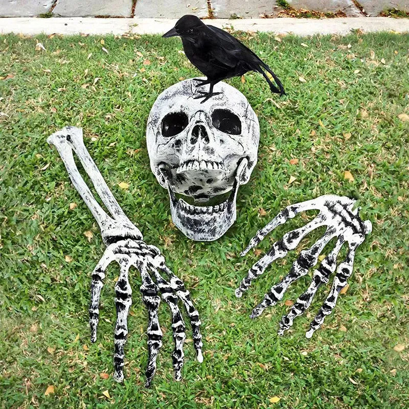 Realistic Groundbreaker Skeleton Yard Prop | Elevate Your Space