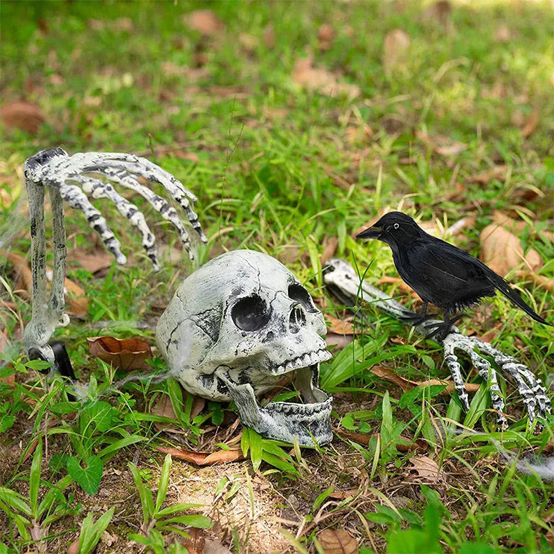 Realistic Groundbreaker Skeleton Yard Prop | Elevate Your Space